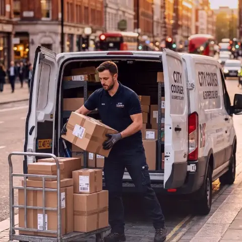 Faser Bang – Same-Day Paketzustellung